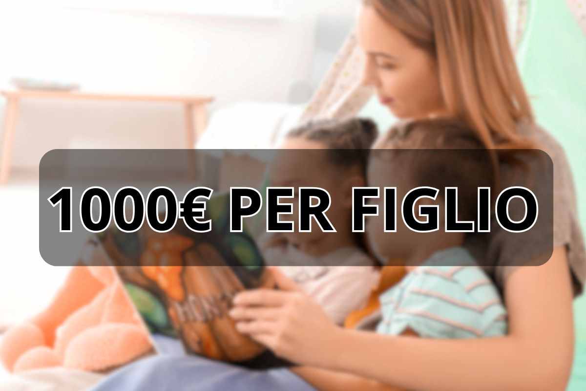 1000€ a figlio