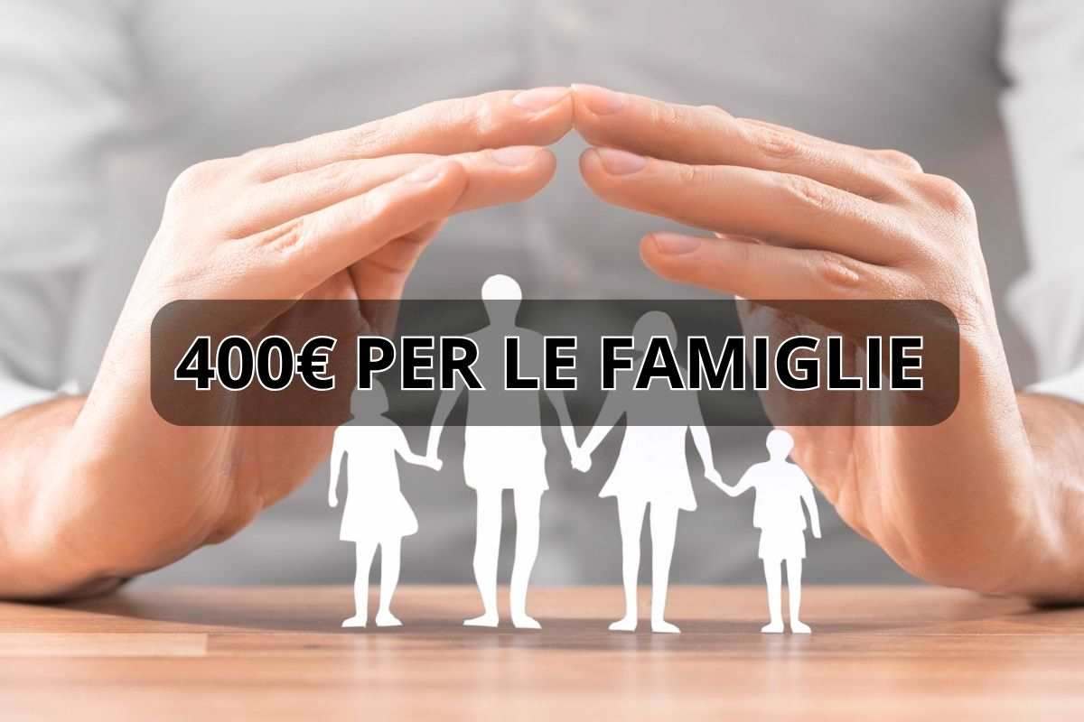 Bonus 400€ per le famiglie