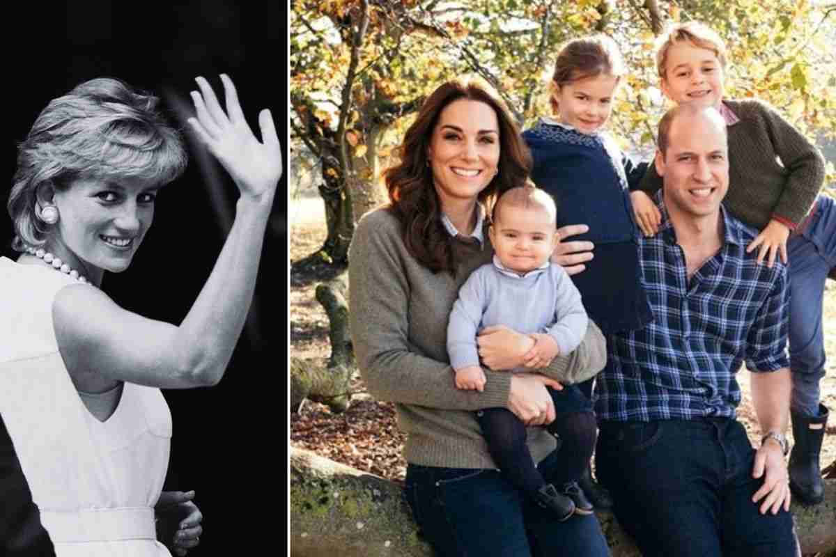 Lady Diana, Kate, William e figli